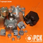 Купить прорезную гайку ГОСТ 5918-73,  прорезная гайка М 20 из наличия