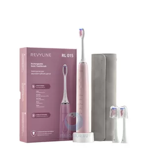 Розовая зубная щетка Revyline RL 015 с 5 режимами чистки 