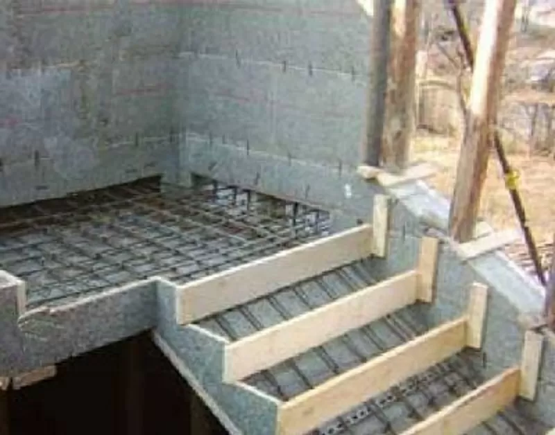 Монолитные бетонные лестницы 4