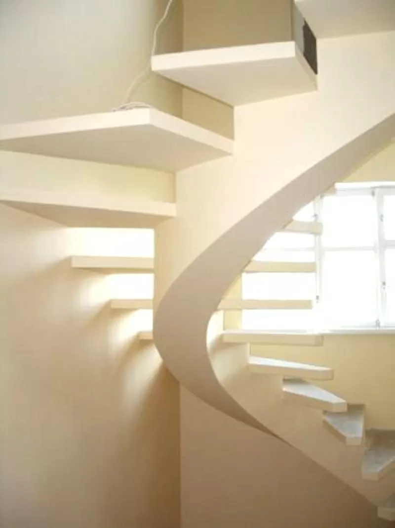 Монолитные бетонные лестницы 7