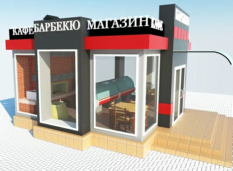 Строим магазин-кафе с мангалом. 2