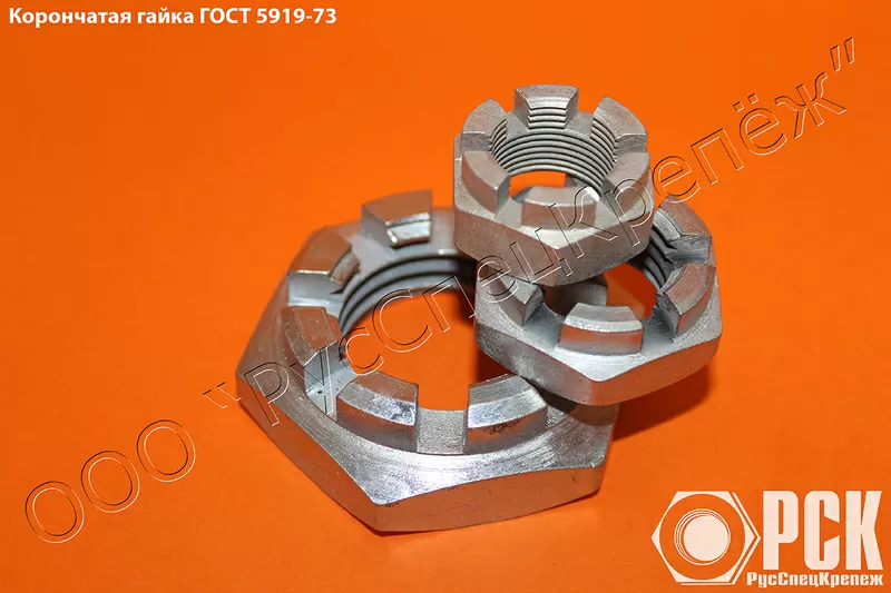 Изготавливаем корончатые и прорезные гайки по всем ГОСТ 2
